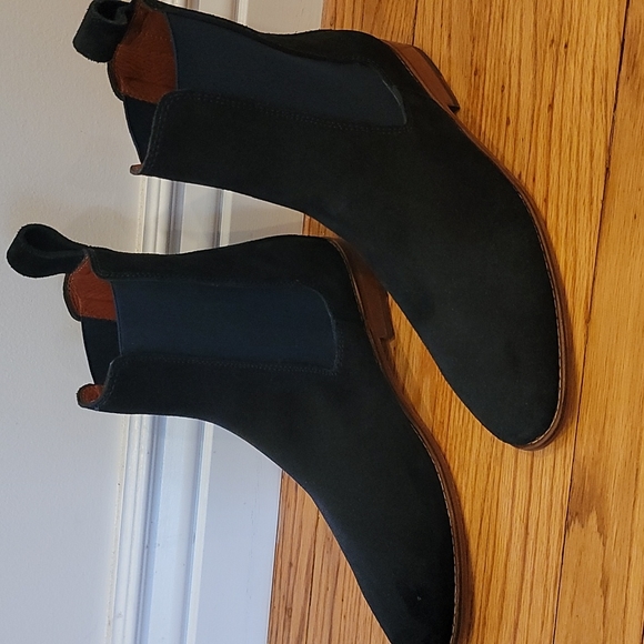 Men's Tall boots Suede Balck - Picture 3 of 8